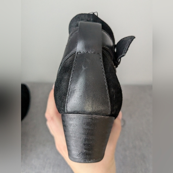 Aquatalia Farin Suede Weatherproof Ankle Boots – Black, Size 9 - Picture 9 of 13